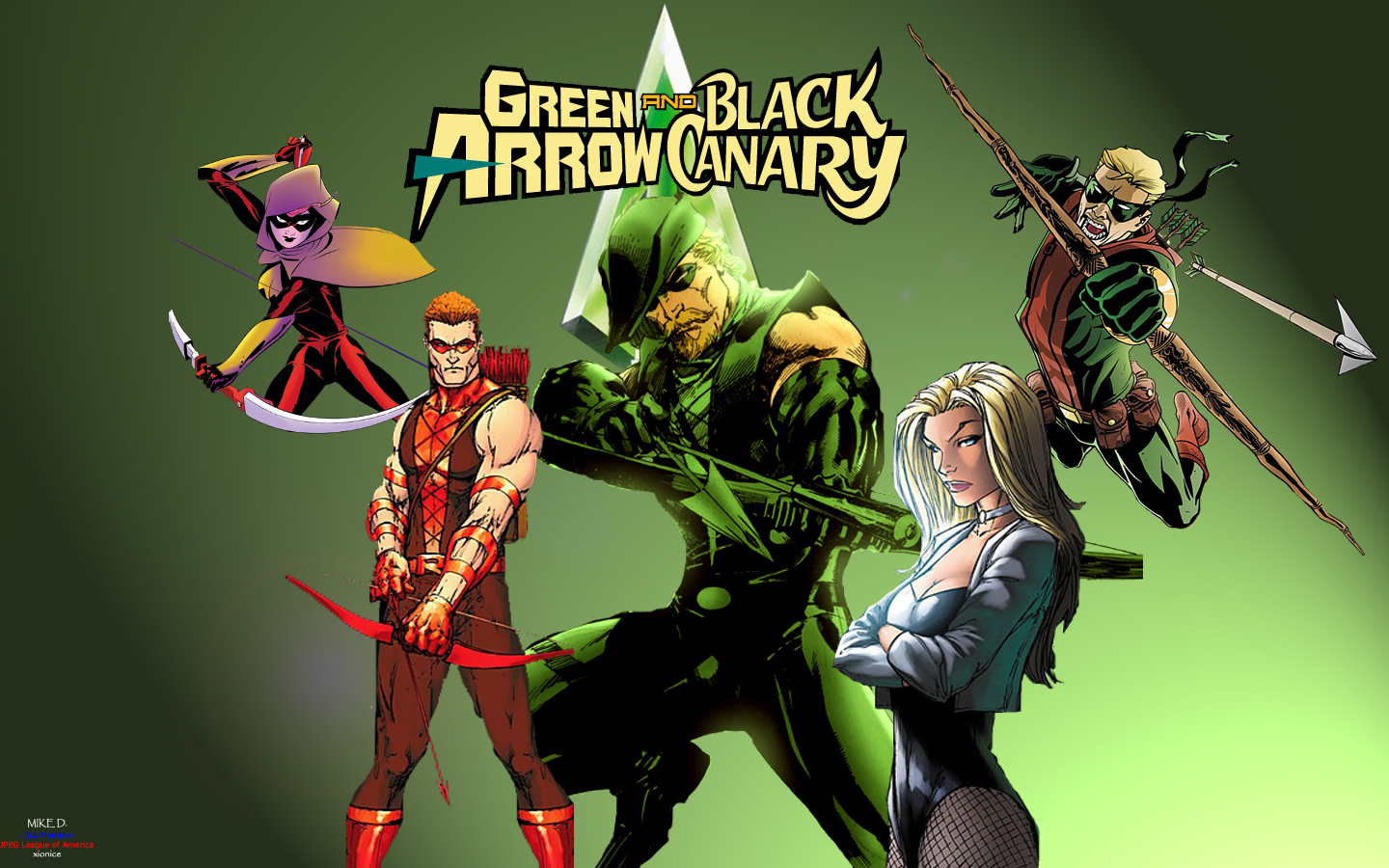 green_arrow_family_by_xionice_wallpaper-