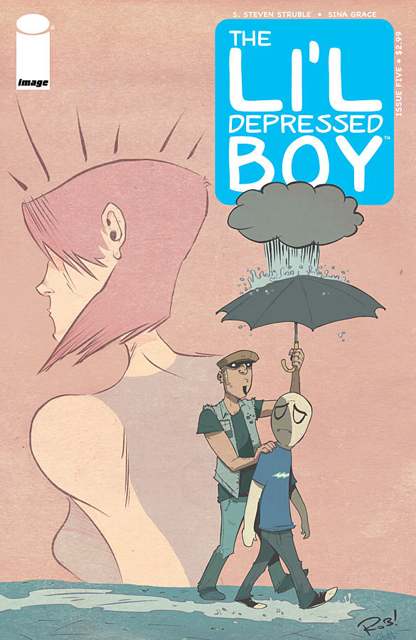 Image: The Li'l Depressed Boy #5 By S. Steven Struble with cover art by Sina Grace